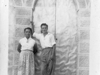 1953 a l'Ermita de CASTELLDANS (4)  ANY 1953 ESPERANÇA SUAU Y ANTONI BOSCH.