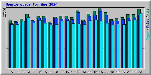 Hourly usage for May 2024